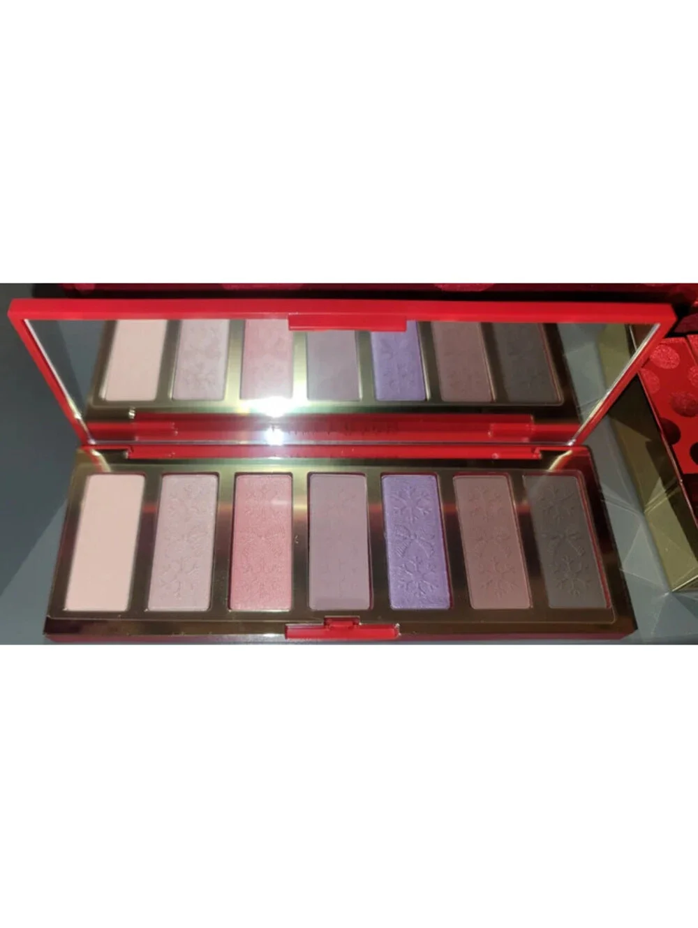 ESTEE LAUDER LIMITED EDITION GLAM LIPSTICKS (2),BLUSH, EYESHADOW PALETTE & CASE